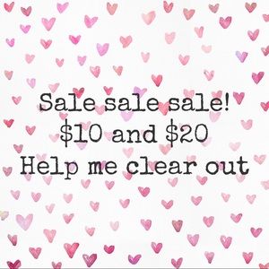 Sale $10 $15 $20